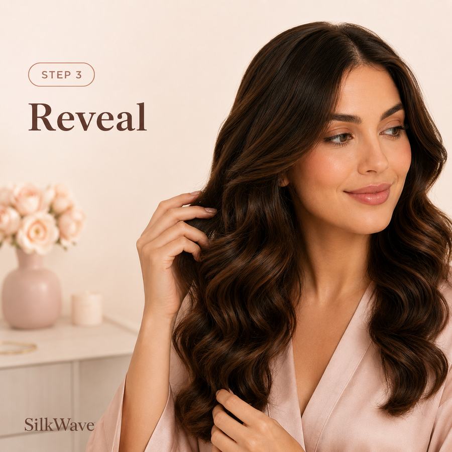 Step 3 reveal soft bouncy curls