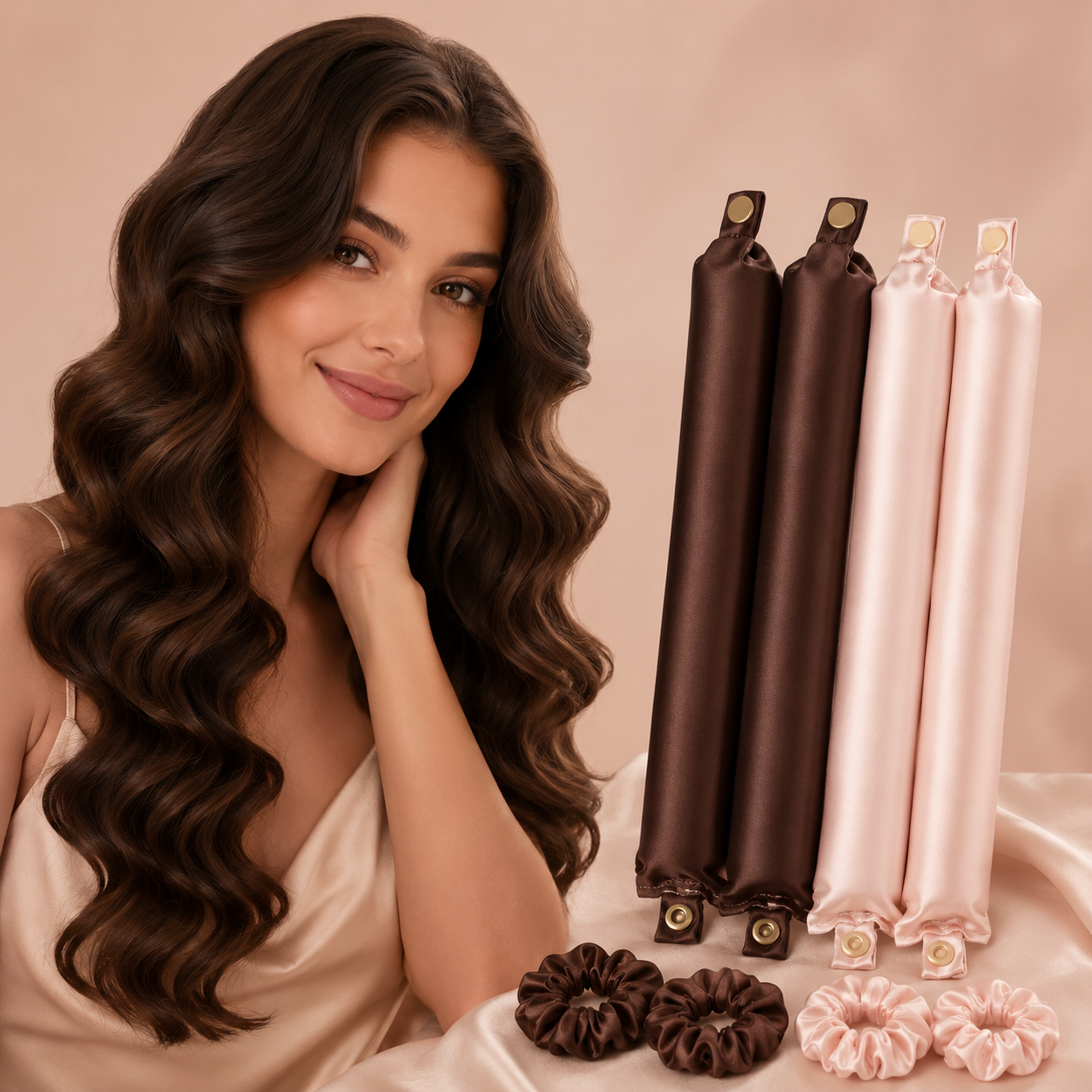 SilkWave heatless curls hero image